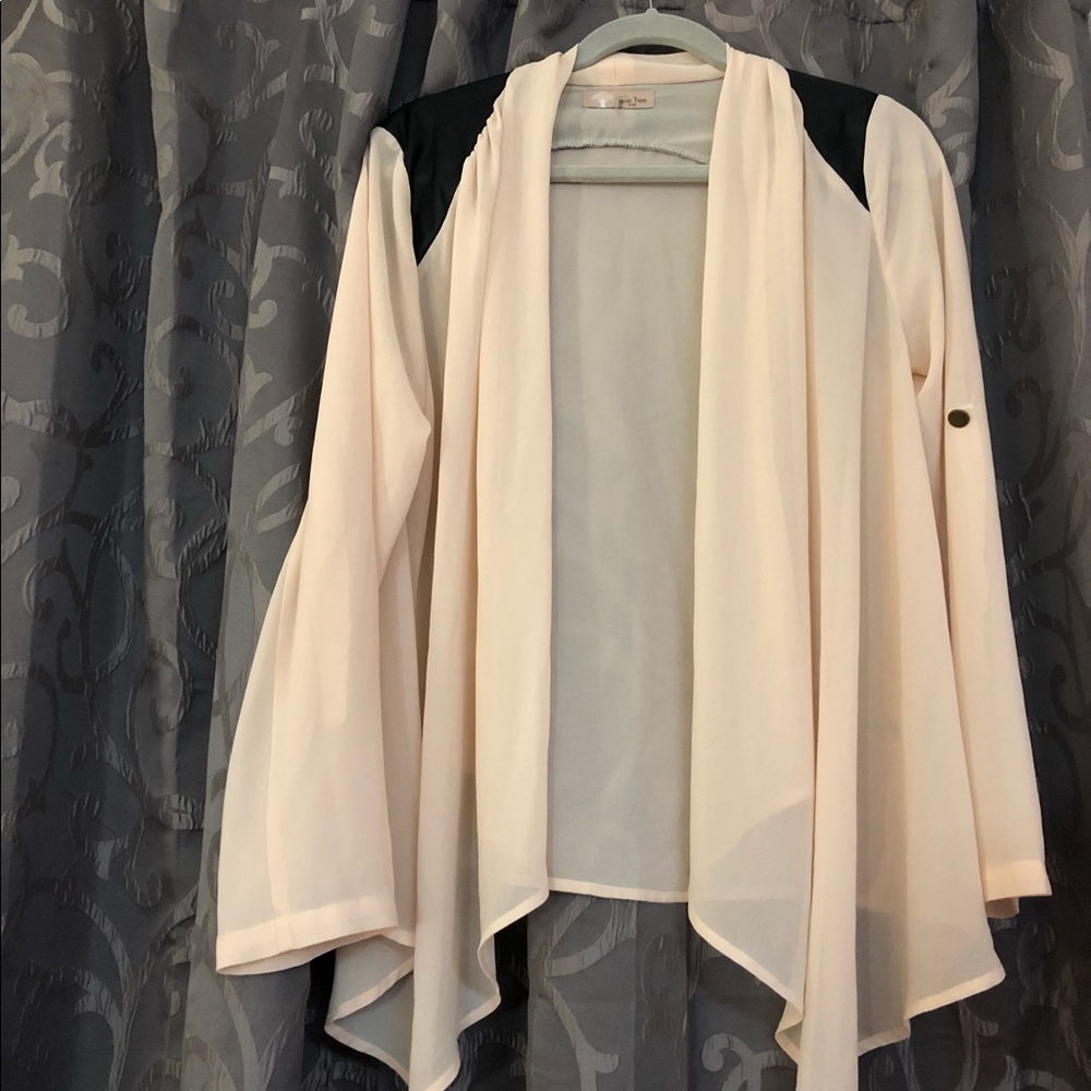 Sheer Chiffon Cardigan